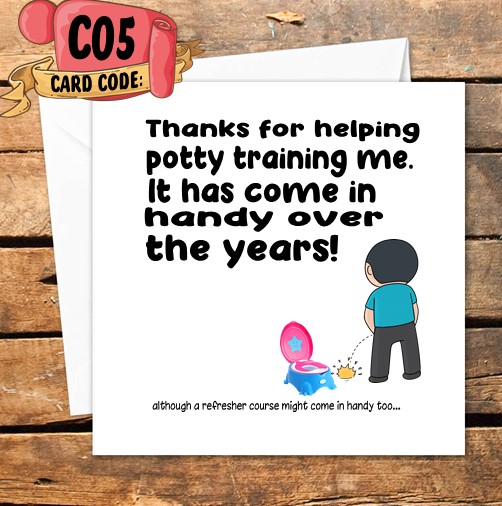 Fathers Day Cards - 05 Crafty Greeting Card - Fathers Day (C05)