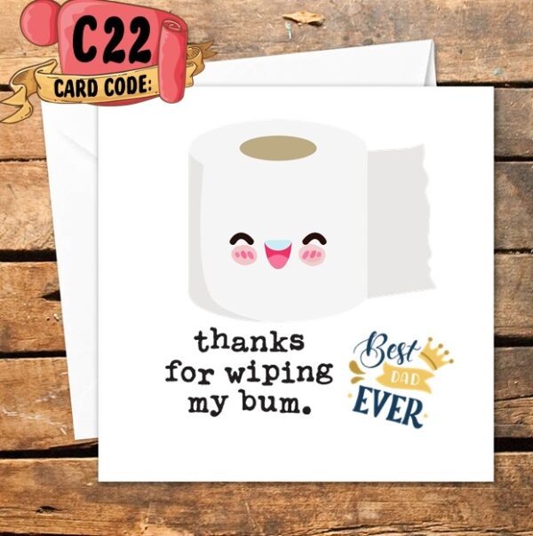 Crafty Greeting Card - Fathers Day (C22)