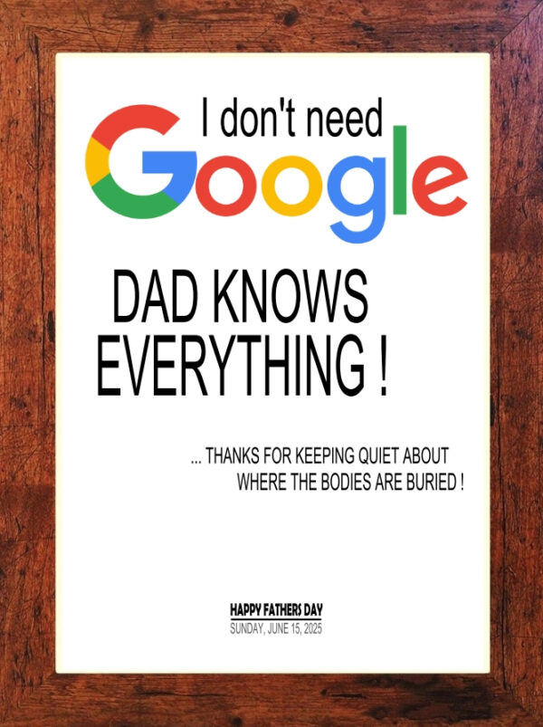 Picture Perfect - Fathers Day Print - C23