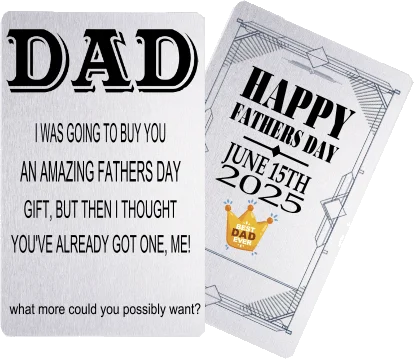 Fathers Day - Wallet Keepsake 07