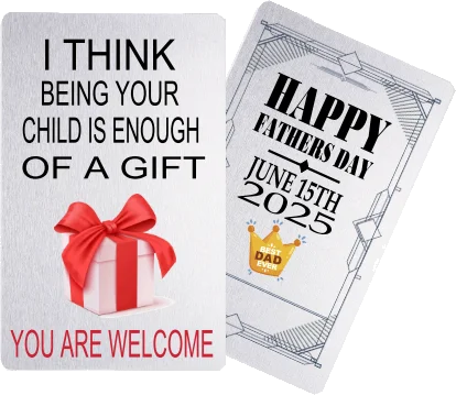 Fathers Day - Wallet Keepsake 13