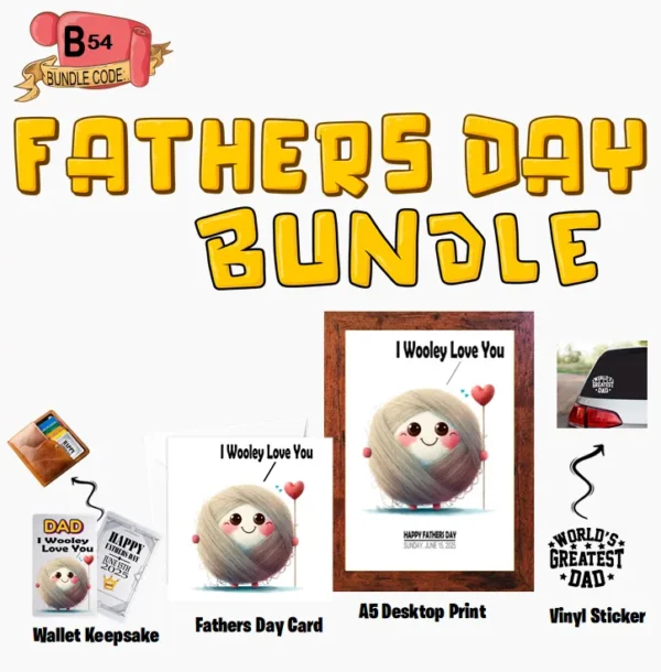 Crafty Greeting Card - Fathers Day Bundle (B54)