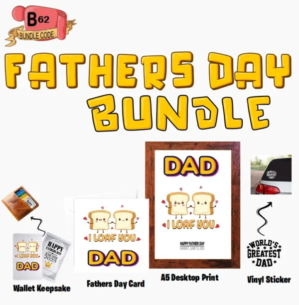 Crafty Greeting Card - Fathers Day Bundle (B62)