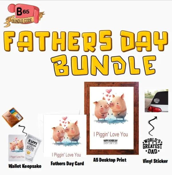 Crafty Greeting Card - Fathers Day Bundle (B65)